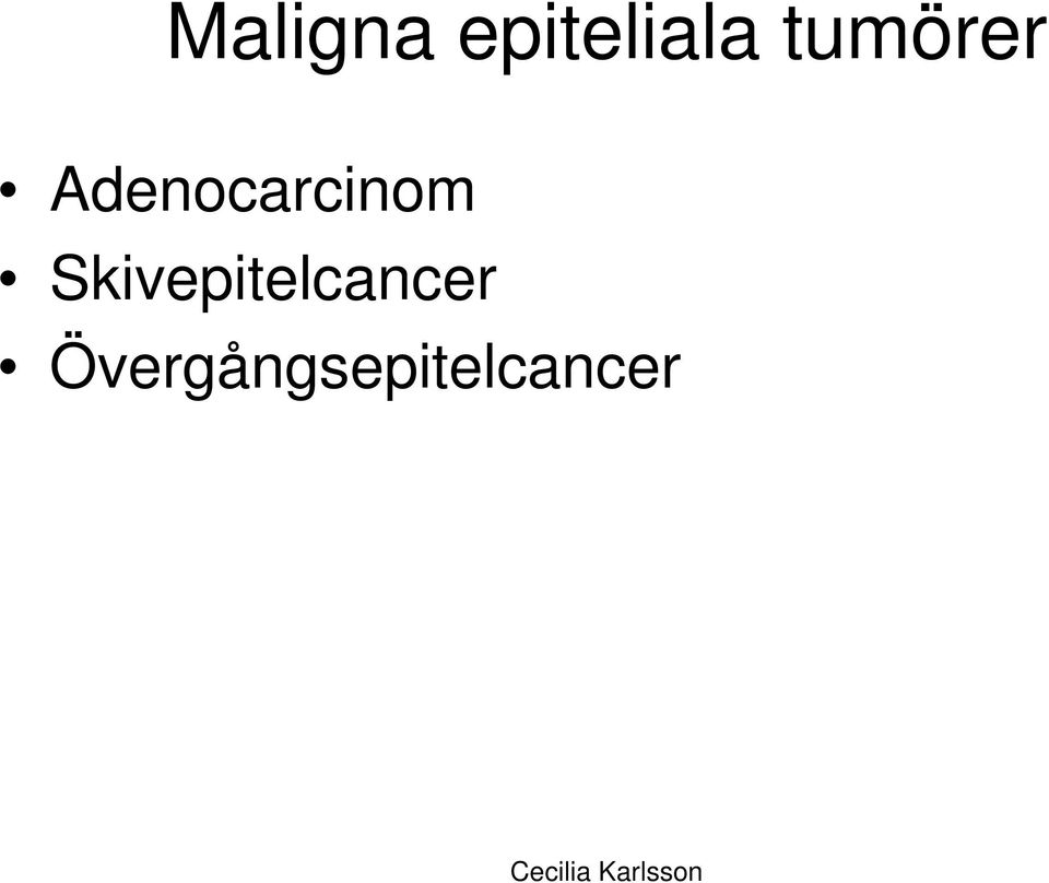 Adenocarcinom