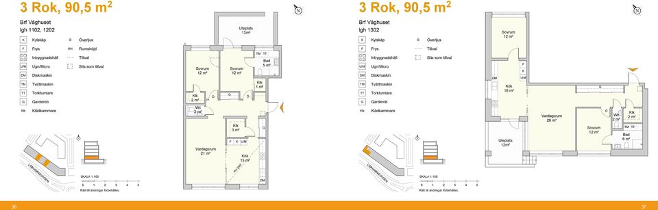 m² 1 3 m² ök 1 1 m² TRAPPA 2 +3.