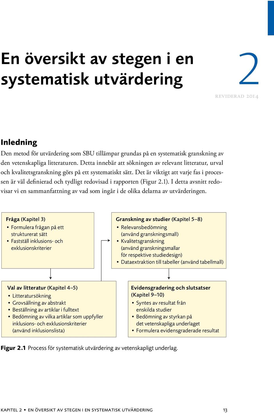 Det är viktigt att varje fas i processen är väl definierad och tydligt redovisad i rapporten (Figur 2.1).