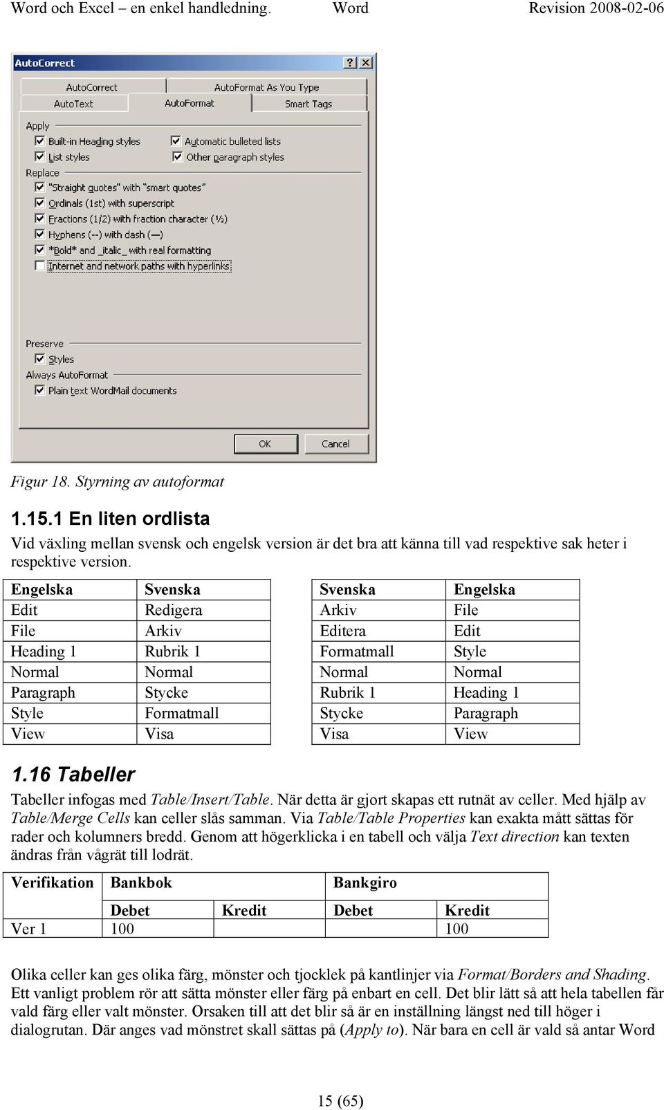 Engelska Svenska Svenska Engelska Edit Redigera Arkiv File File Arkiv Editera Edit Heading 1 Rubrik 1 Formatmall Style Normal Normal Normal Normal Paragraph Stycke Rubrik 1 Heading 1 Style Formatmall