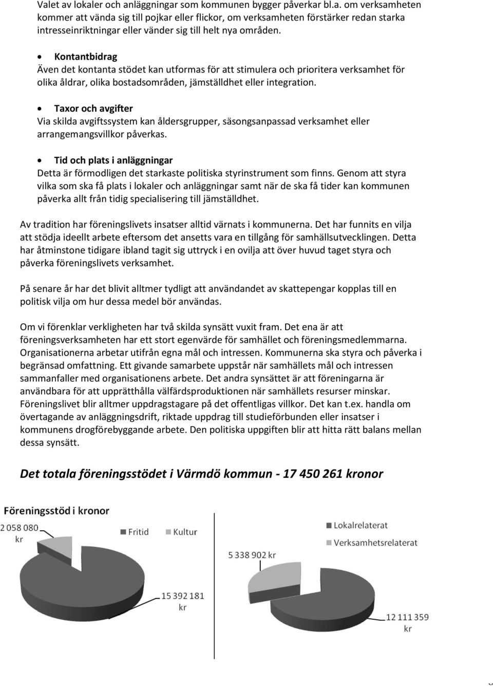 Taxor och avgifter Via skilda avgiftssystem kan åldersgrupper, säsongsanpassad verksamhet eller arrangemangsvillkor påverkas.