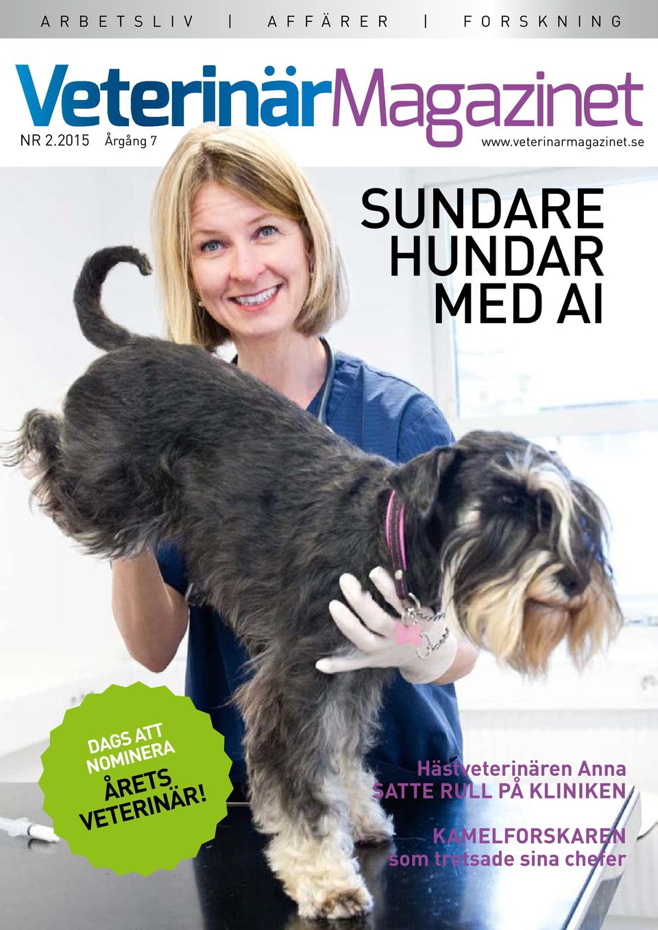 se SUNDARE HUNDAR MED AI DAGS ATT NOMINERA ÅRETS VETERINÄR!