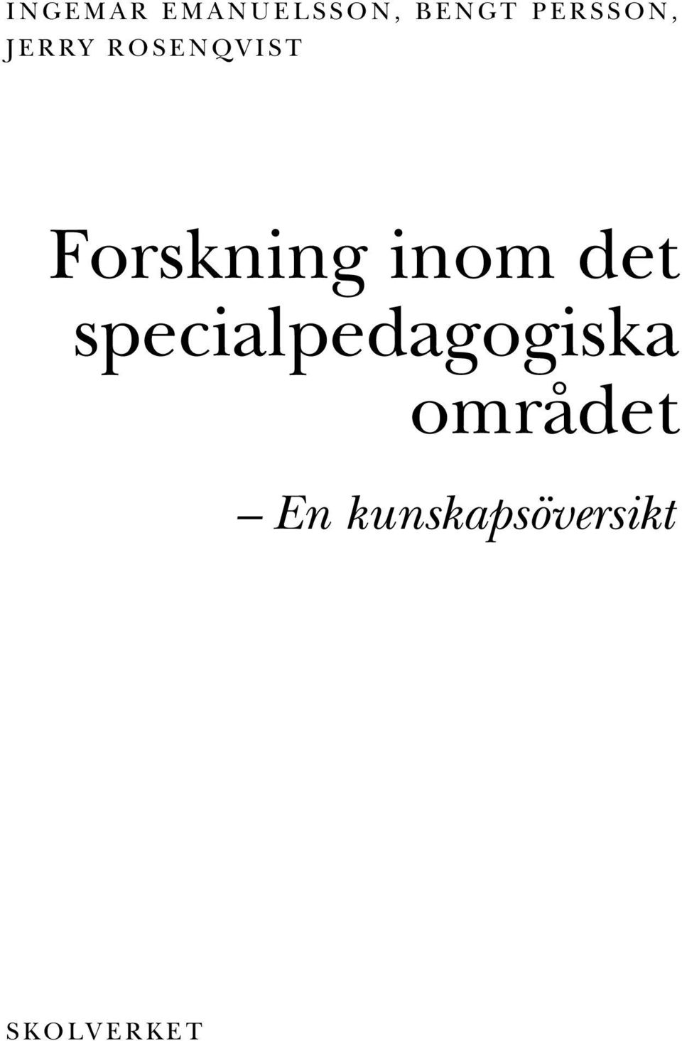 Forskning inom det