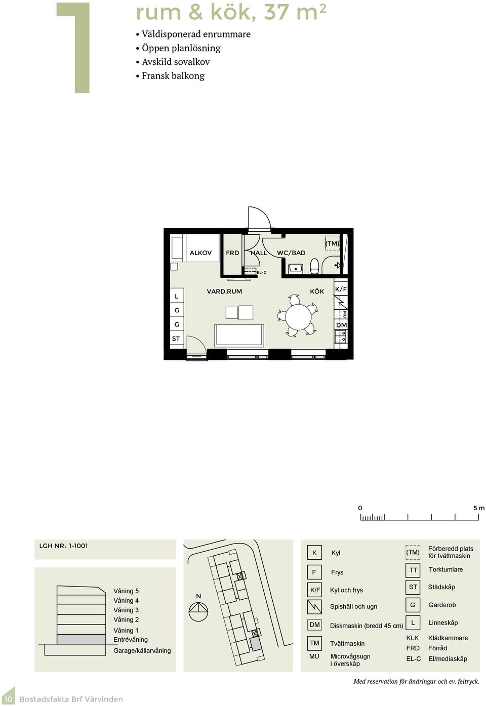 nr 2-13 ÅBY ABACE 1 rok med fransk balkong 37 m² Obj.