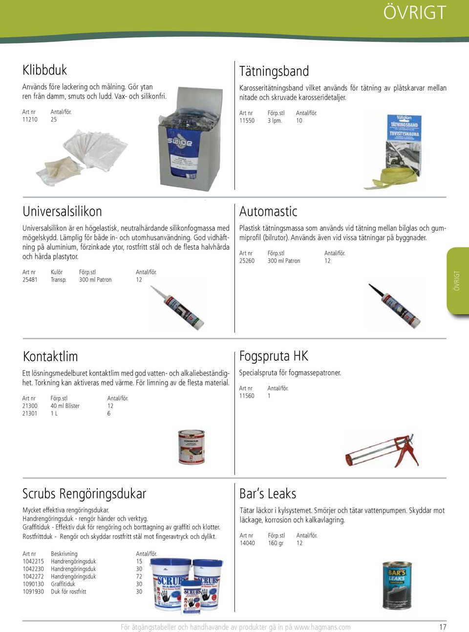 10 Universalsilikon Universalsilikon är en högelastisk, neutralhärdande silikonfogmassa med mögelskydd. Lämplig för både in- och utomhusanvändning.