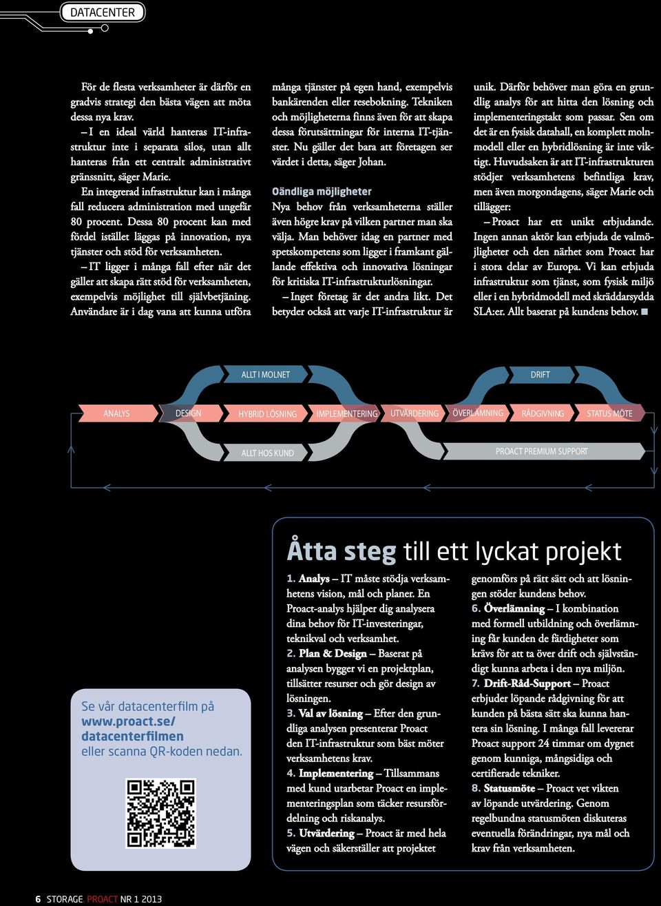 En integrerad infrastruktur kan i många fall reducera administration med ungefär 80 procent. Dessa 80 procent kan med fördel istället läggas på innovation, nya tjänster och stöd för verksamheten.