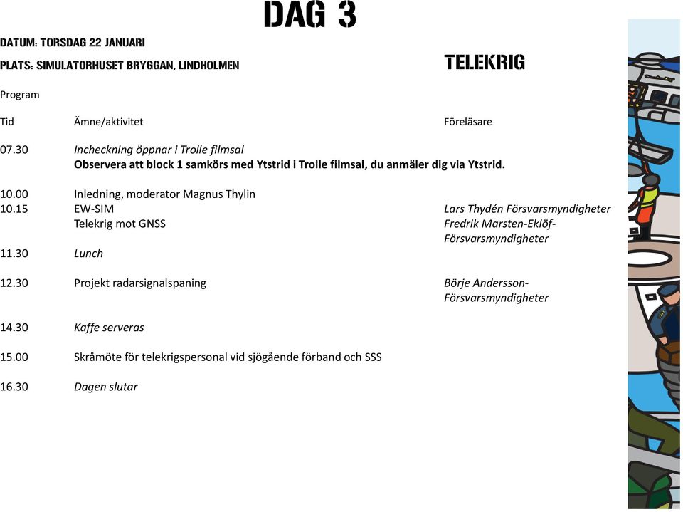 15 EW-SIM Lars Thydén Försvarsmyndigheter Telekrig mot GNSS Fredrik Marsten-Eklöf- Försvarsmyndigheter 12.