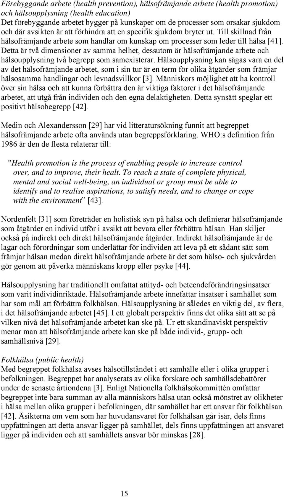 hälsofrämjande arbete definition hälsofrämjande arbete definition