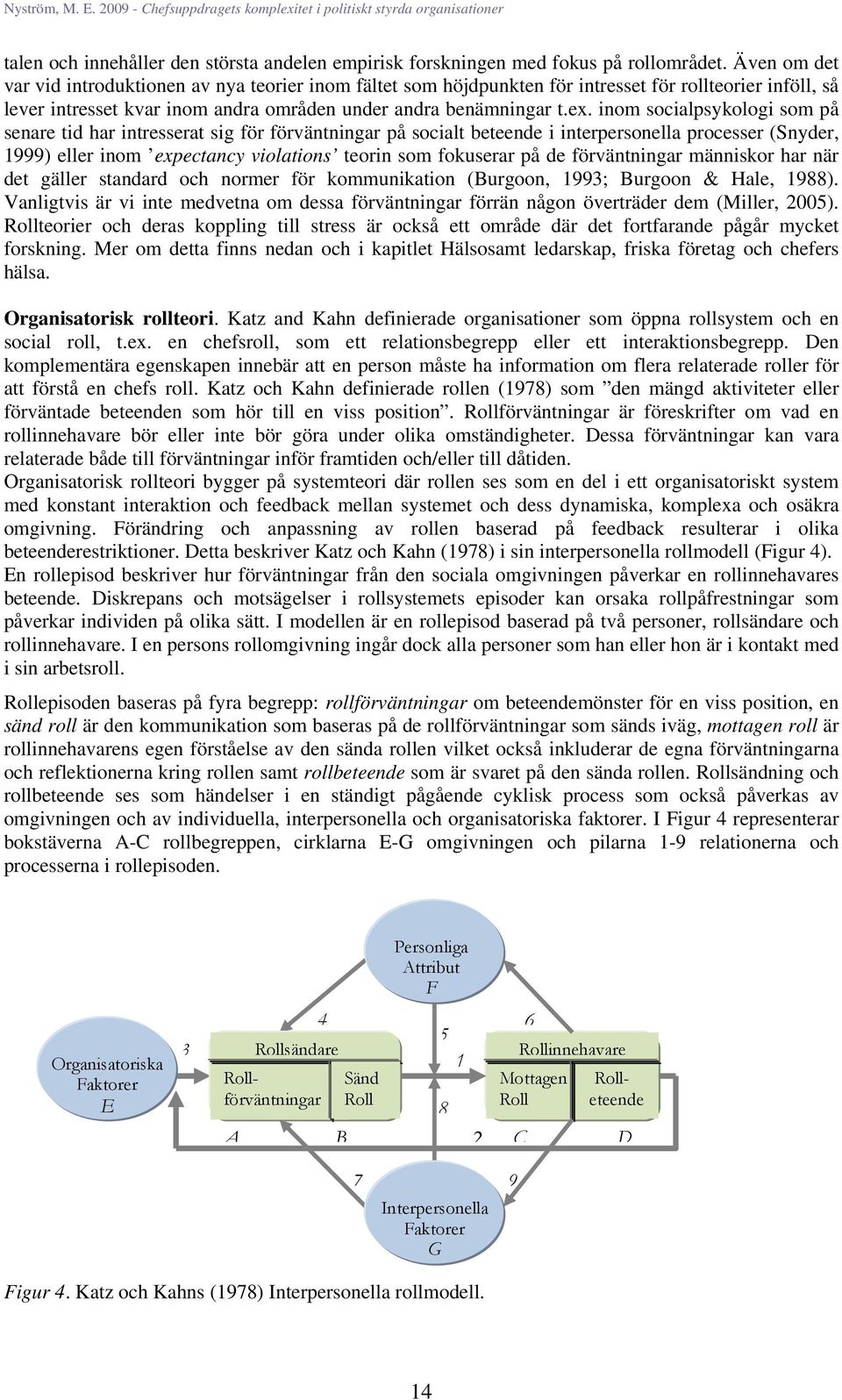 inom socialpsykologi som på senare tid har intresserat sig för förväntningar på socialt beteende i interpersonella processer (Snyder, 1999) eller inom expectancy violations teorin som fokuserar på de