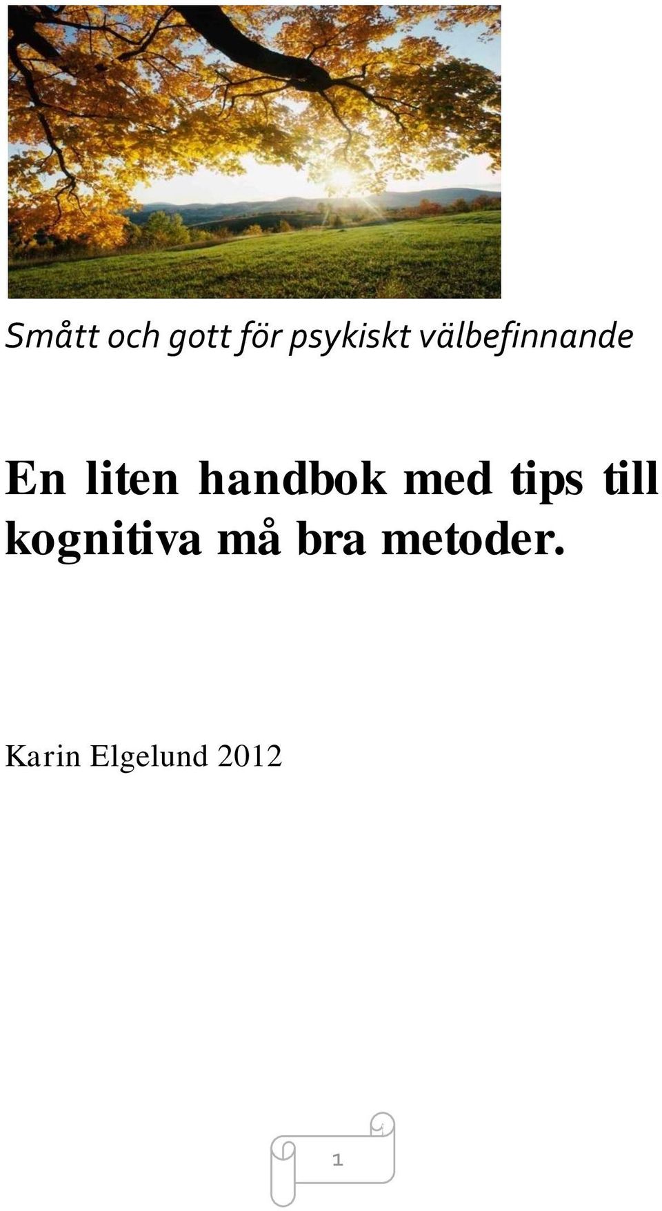 handbok med tips till