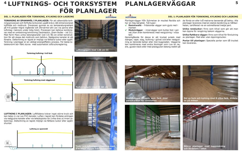 Processen kan behöva kombineras med en omlastning/omrörning (lastmaskin, Grain Butler - sid 21).