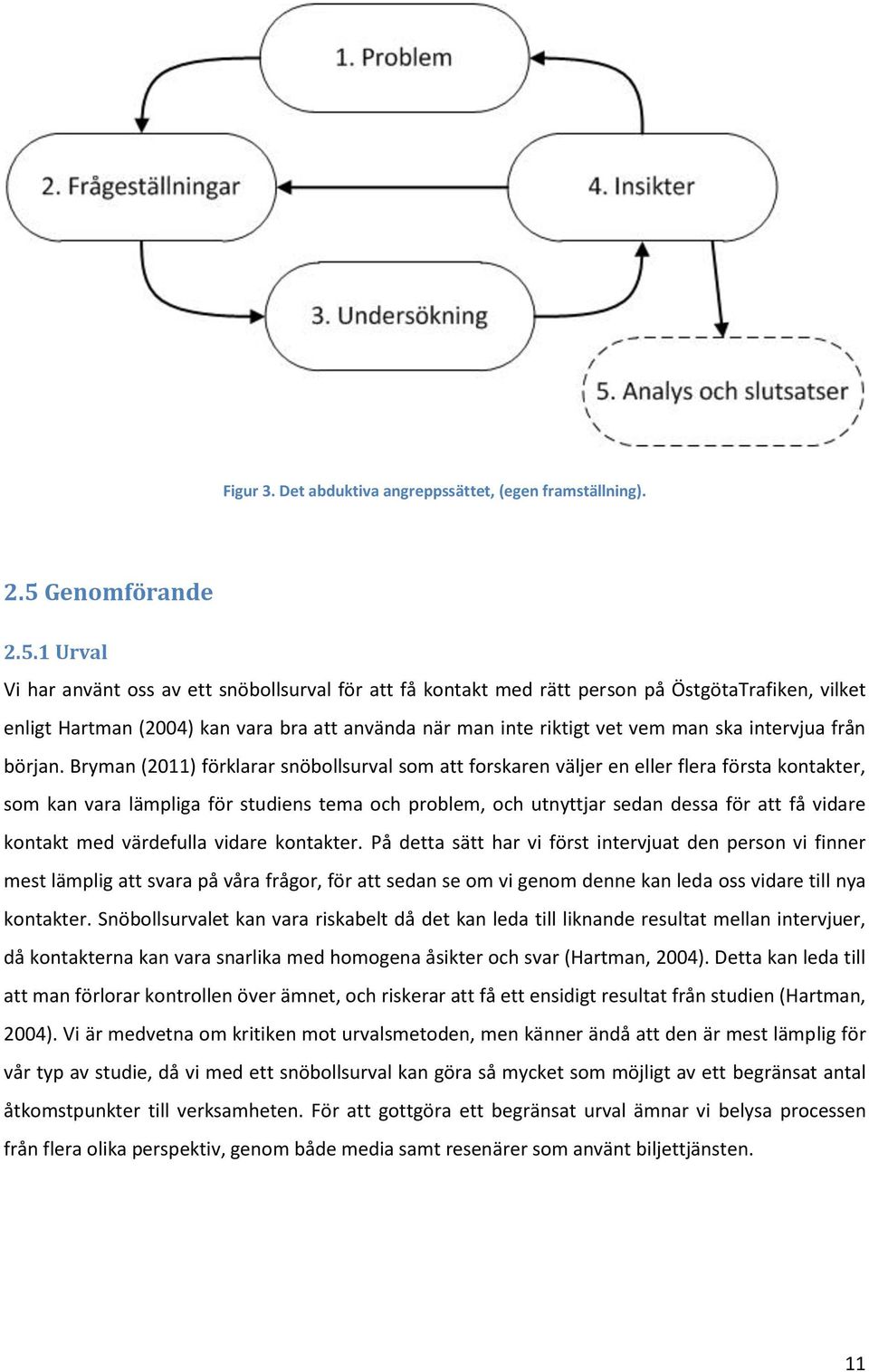 1 Urval Vi har använt oss av ett snöbollsurval för att få kontakt med rätt person på ÖstgötaTrafiken, vilket enligt Hartman (2004) kan vara bra att använda när man inte riktigt vet vem man ska