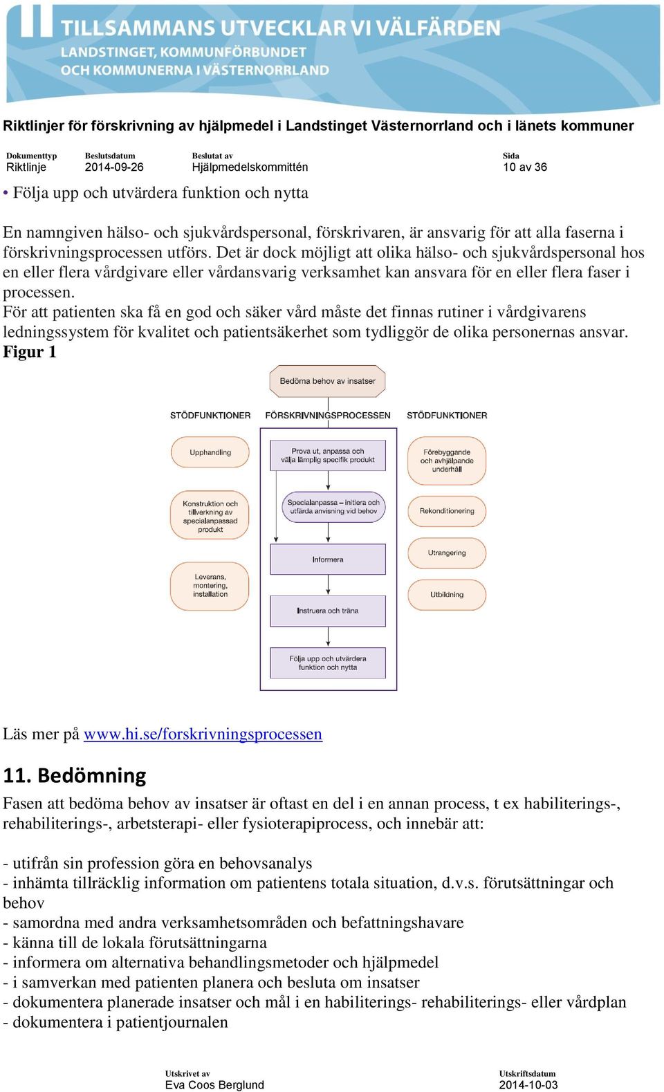 För att patienten ska få en god och säker vård måste det finnas rutiner i vårdgivarens ledningssystem för kvalitet och patientsäkerhet som tydliggör de olika personernas ansvar.