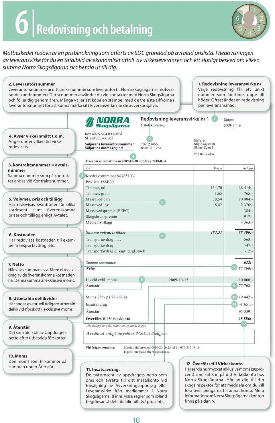 . Leverantörsnummer Leverantörsnummer är ditt unika nummer som leverantör till Norra Skogsägarna (motsvarande kundnummer).