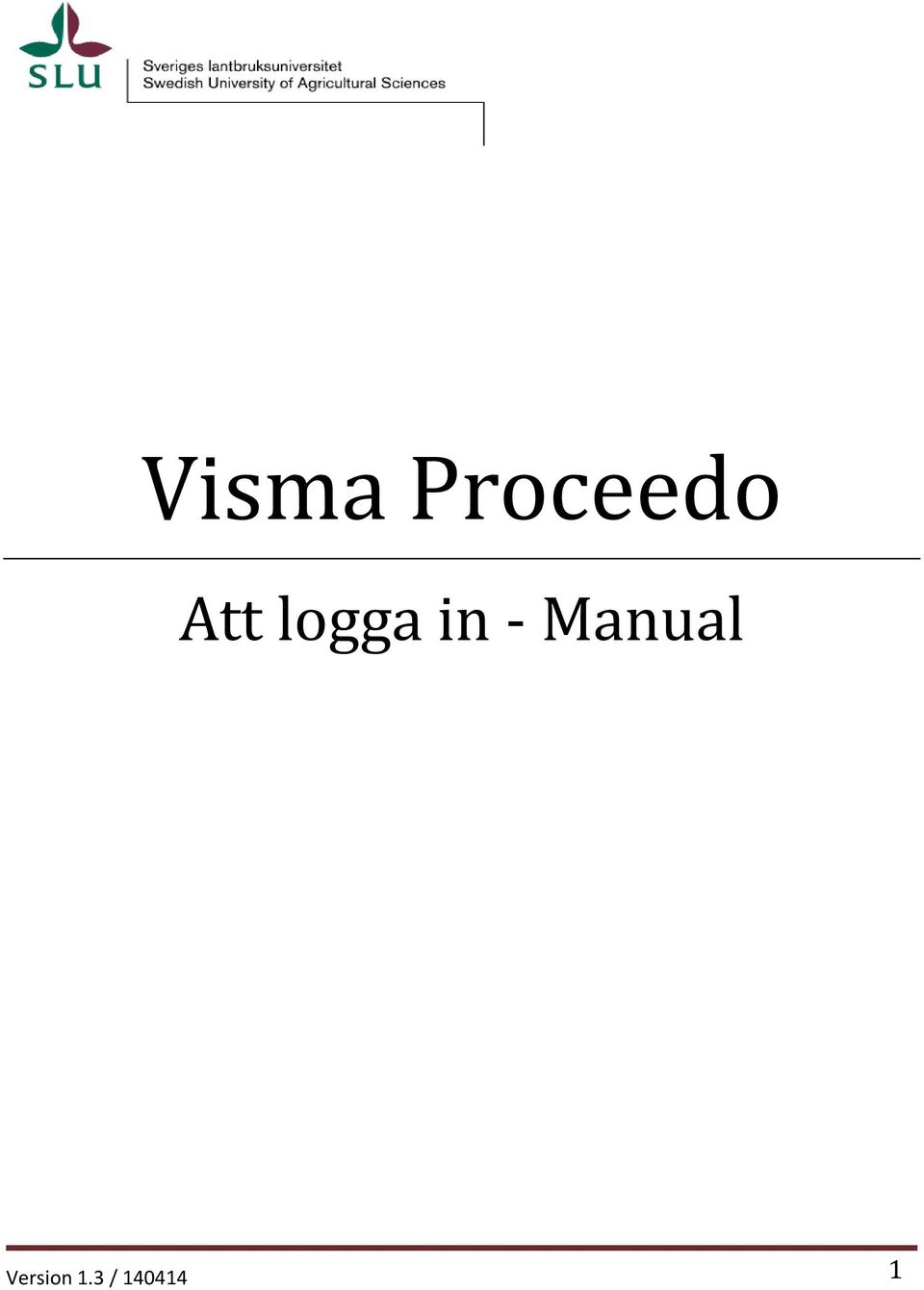 Manual Version