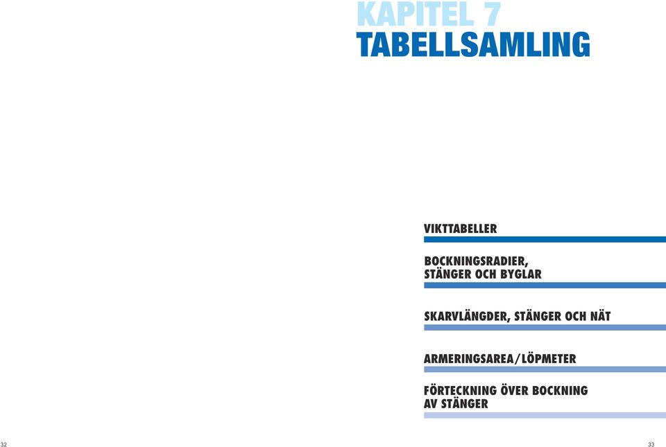 SKARVLÄNGER, STÄNGER OCH NÄT