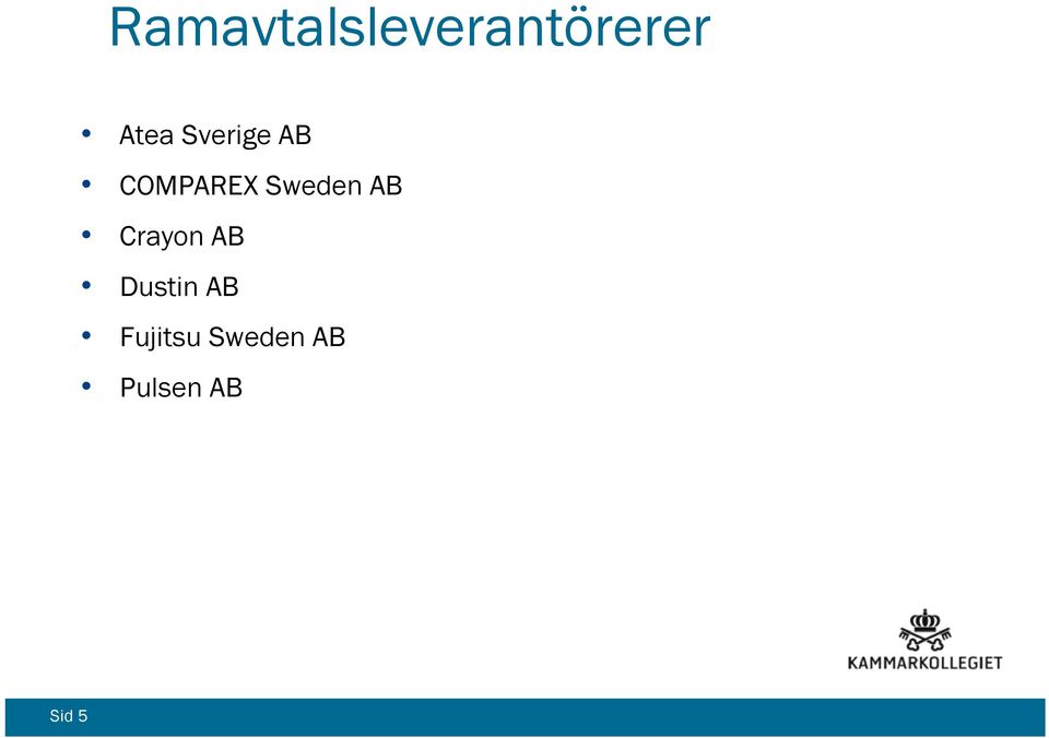 Sweden AB Crayon AB Dustin