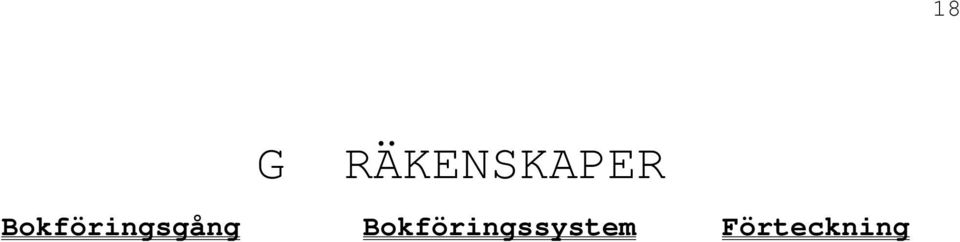 Bokföringsgång