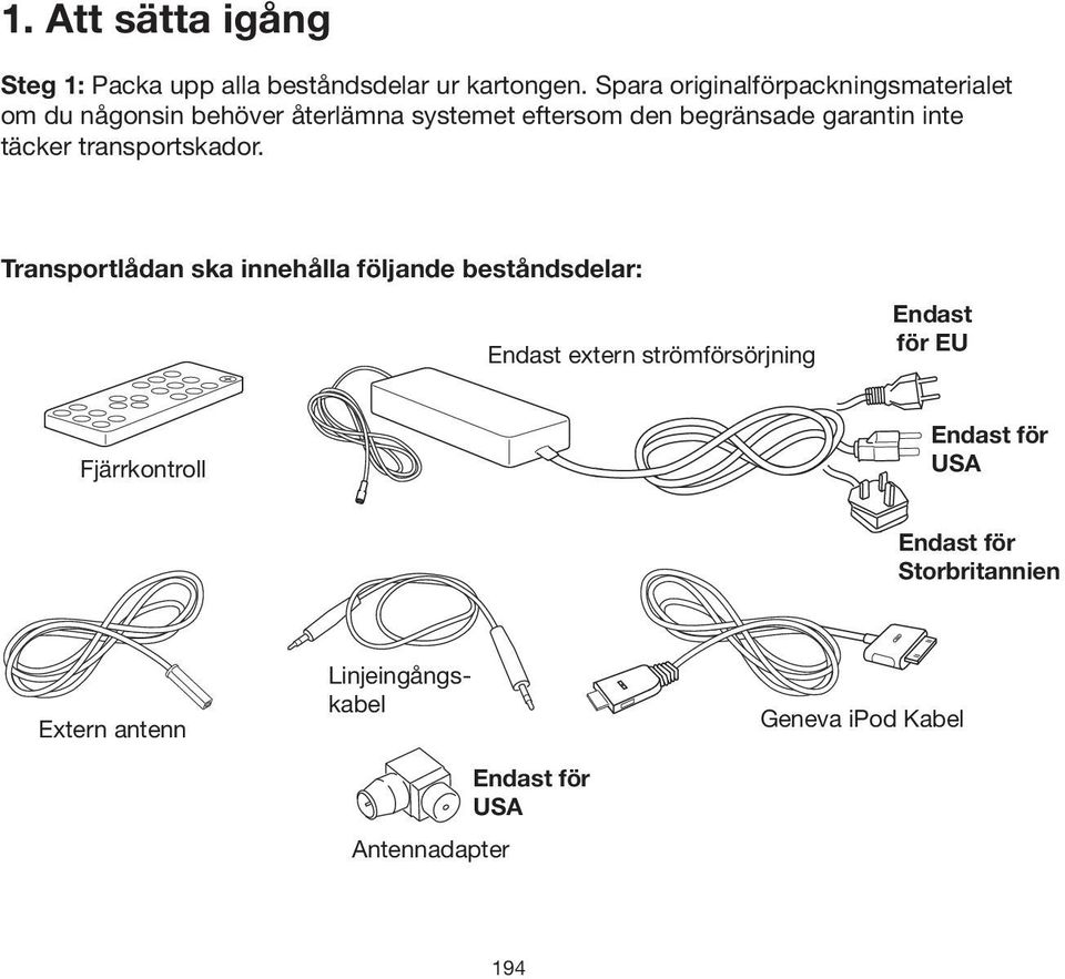 transportskador.