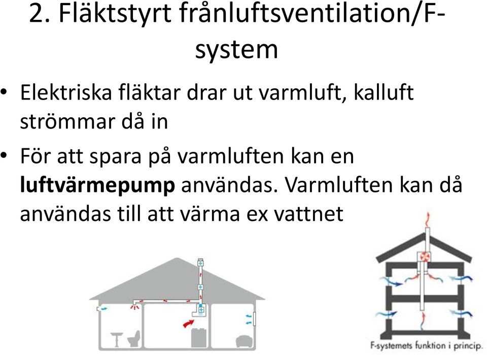 att spara på varmluften kan en luftvärmepump användas.