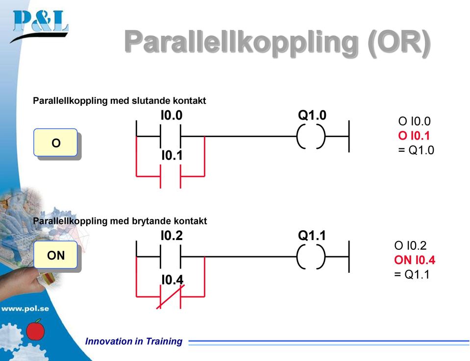 0 O I0.1 = Q1.
