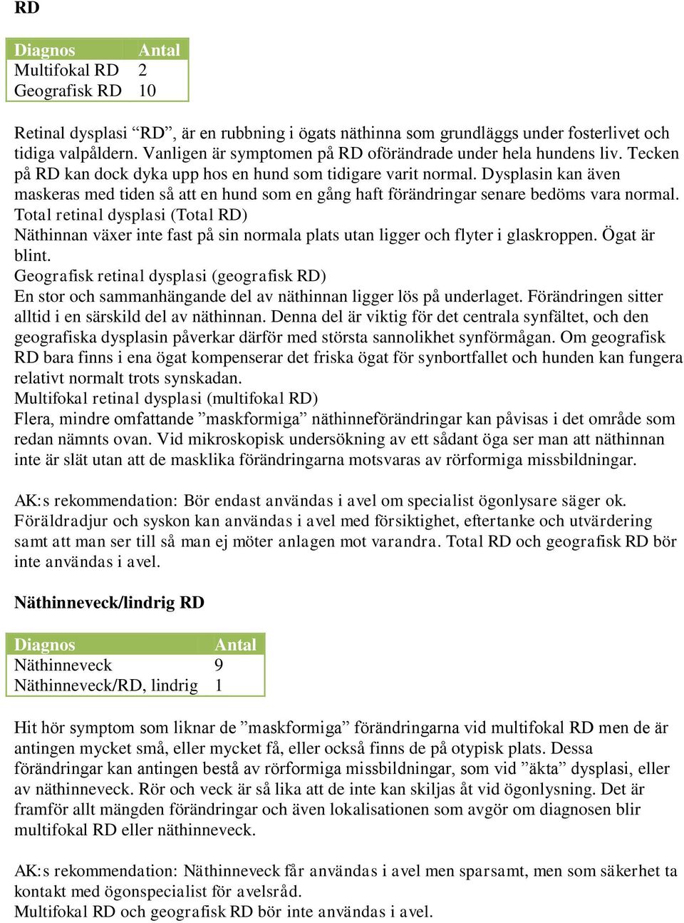 Dysplasin kan även maskeras med tiden så att en hund som en gång haft förändringar senare bedöms vara normal.