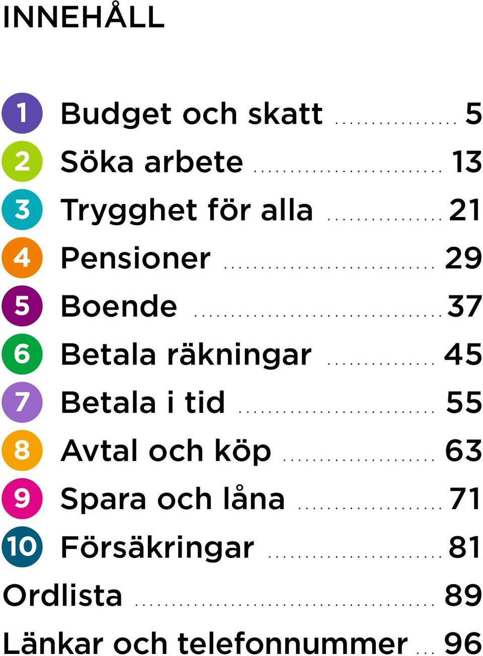 .. 37 6 Betala räkningar... 45 7 Betala i tid... 55 8 Avtal och köp.