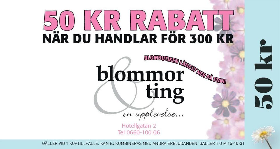 BLOMBUTIKEN LÄNGST NER PÅ