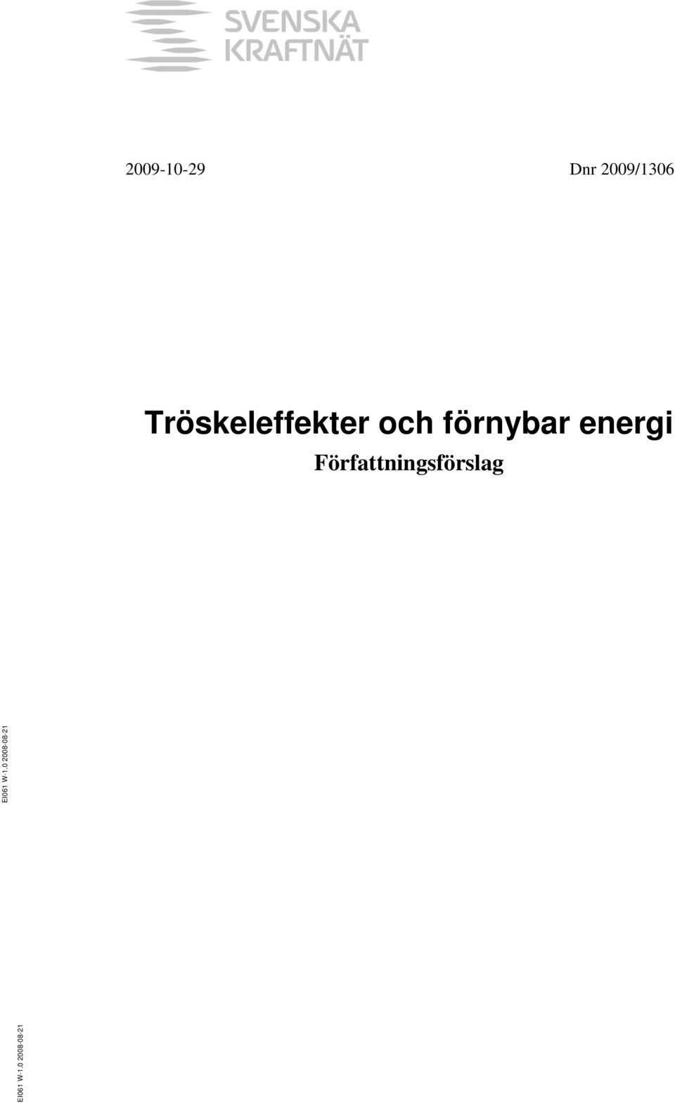 energi Författningsförslag