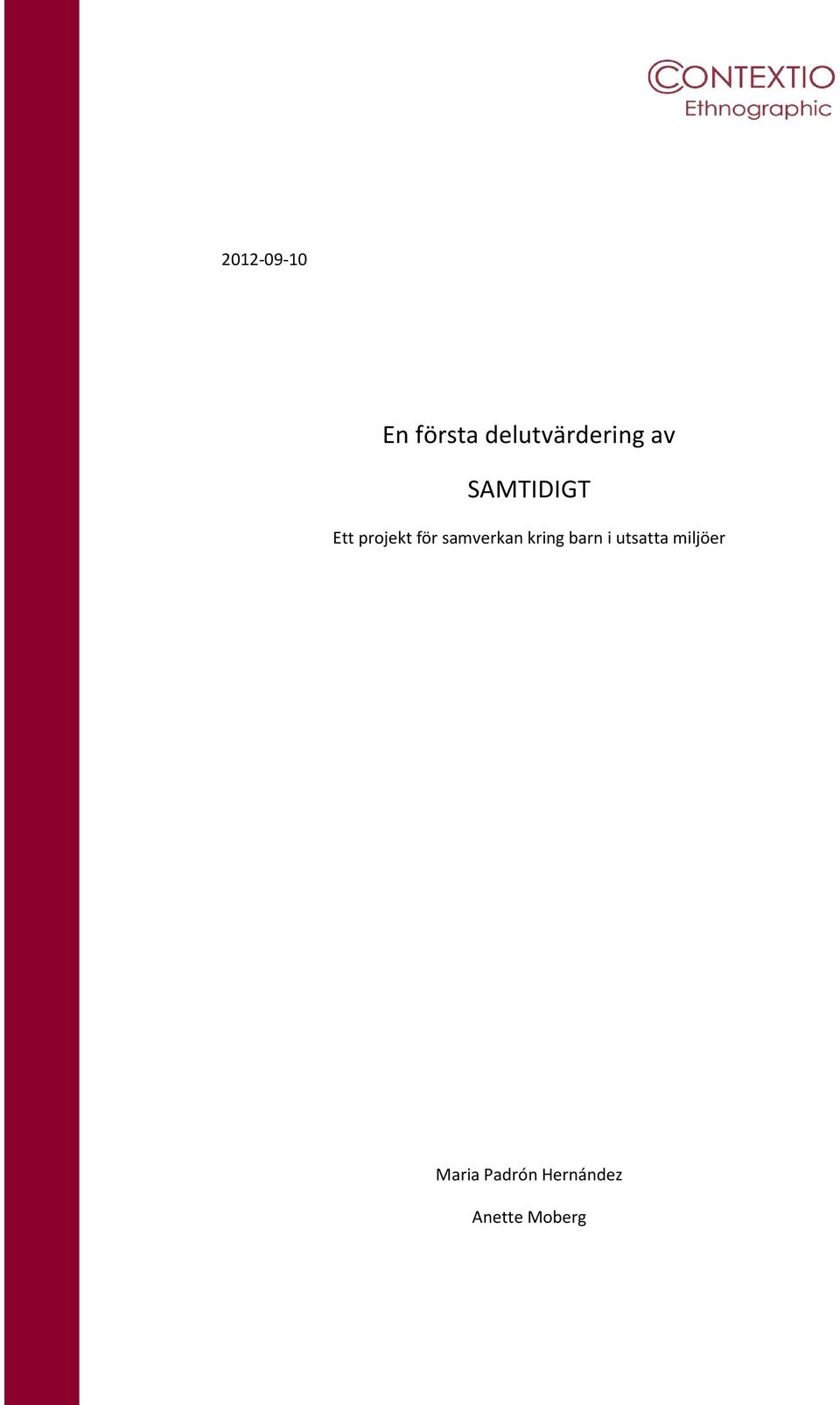 projekt för samverkan kring barn i