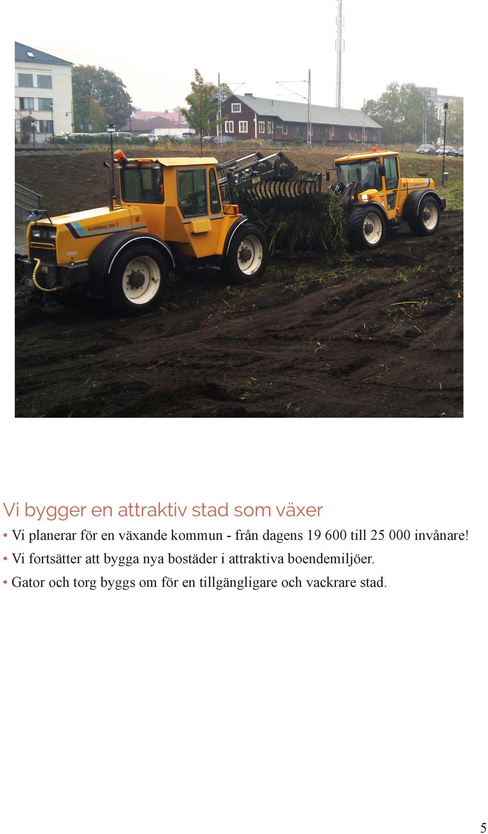 Vi fortsätter att bygga nya bostäder i attraktiva