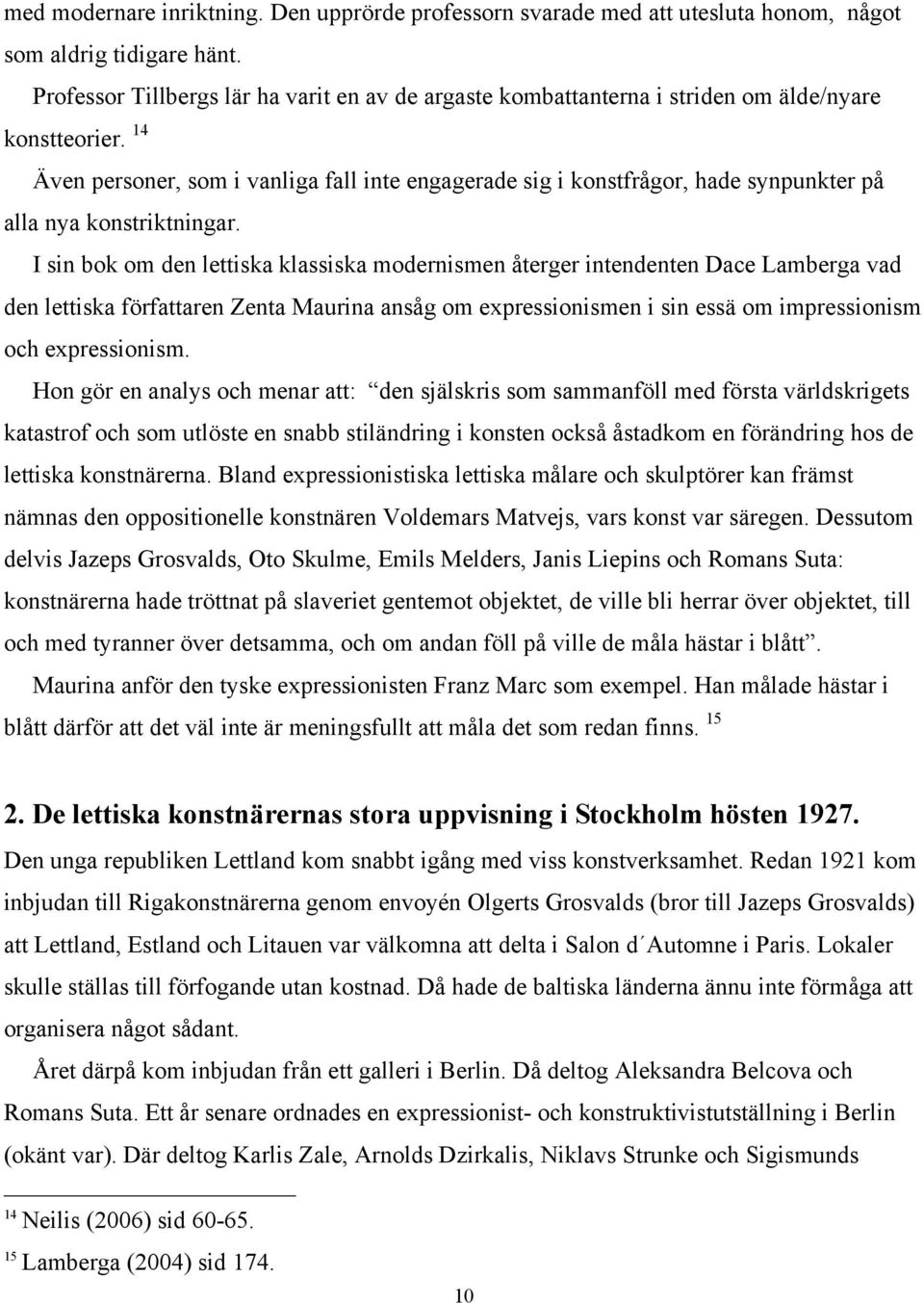 14 Även personer, som i vanliga fall inte engagerade sig i konstfrågor, hade synpunkter på alla nya konstriktningar.