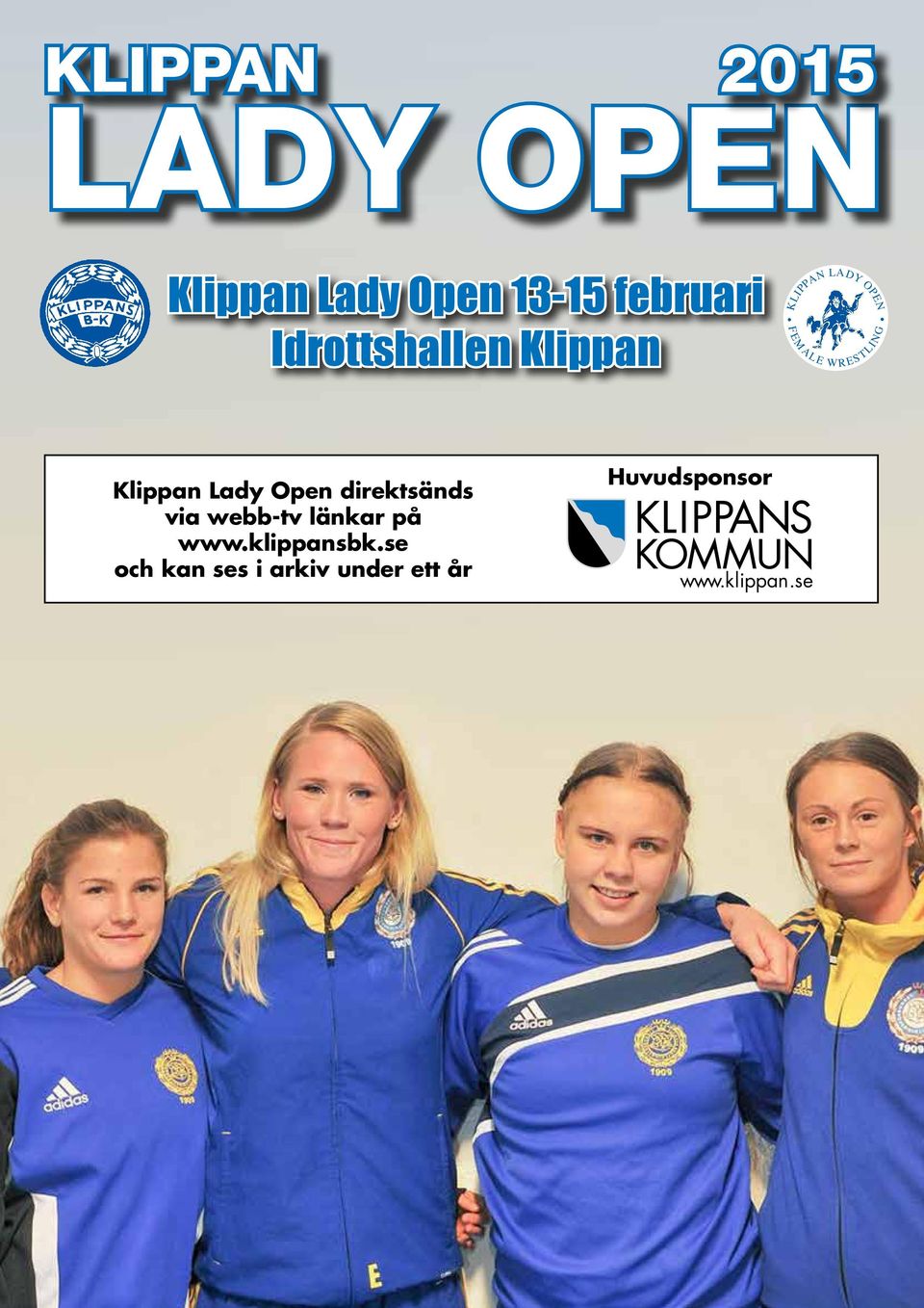 TLIN G Klippan Lady Open direktsänds via webb-tv länkar på www.