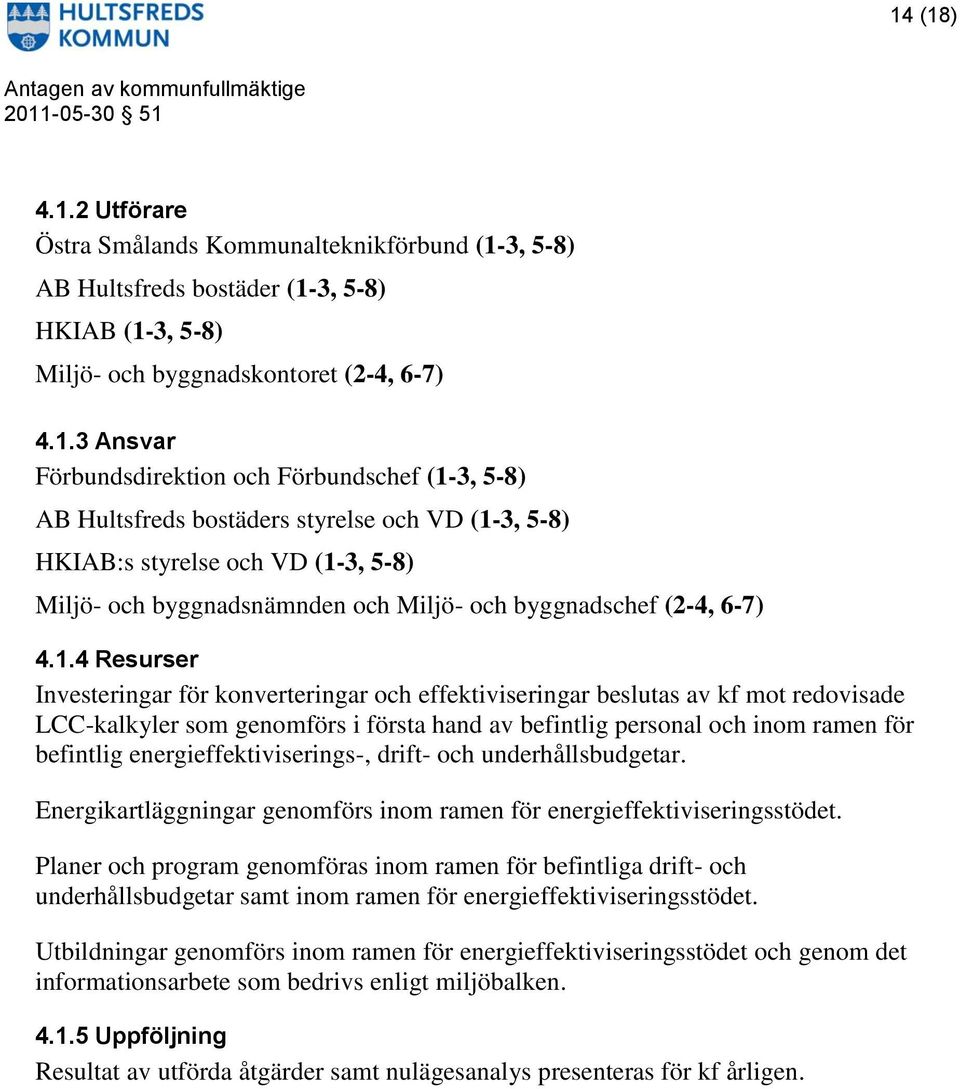 3, 5-8) AB Hultsfreds bostäders styrelse och VD (1-