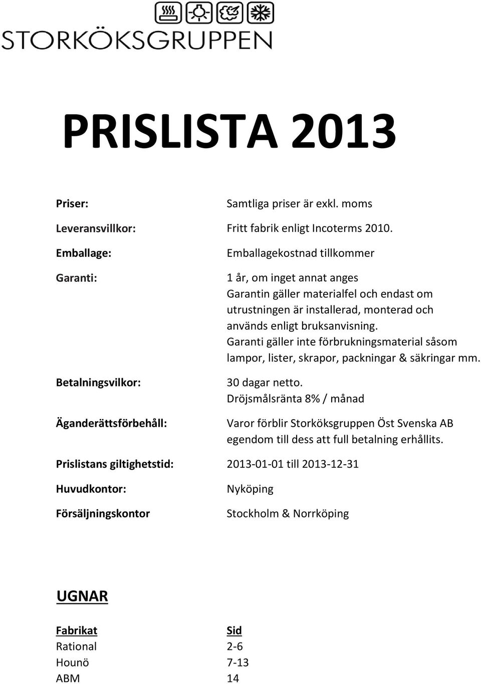 installerad, monterad och används enligt bruksanvisning. Garanti gäller inte förbrukningsmaterial såsom lampor, lister, skrapor, packningar & säkringar mm. 30 dagar netto.