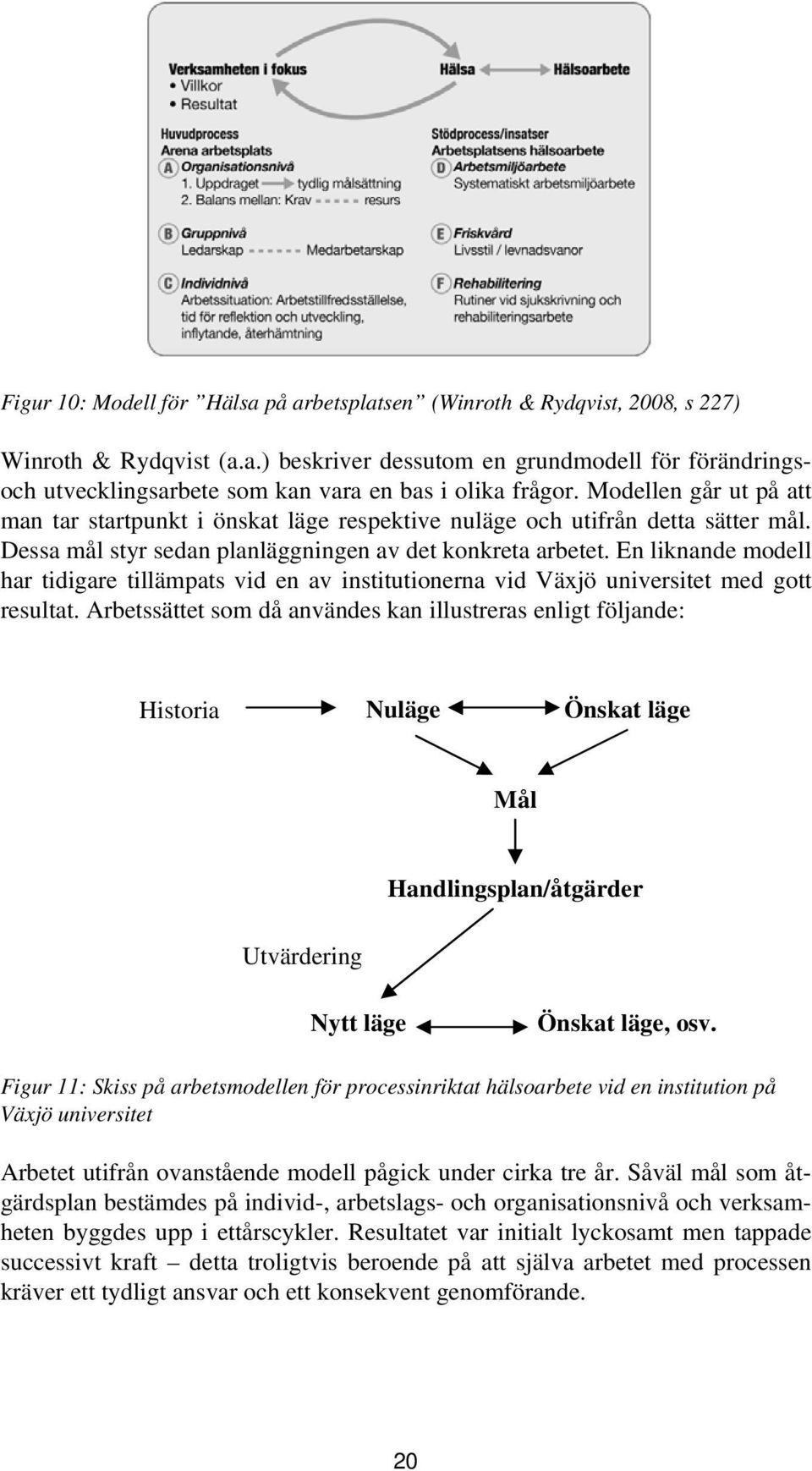 En liknande modell har tidigare tillämpats vid en av institutionerna vid Växjö universitet med gott resultat.