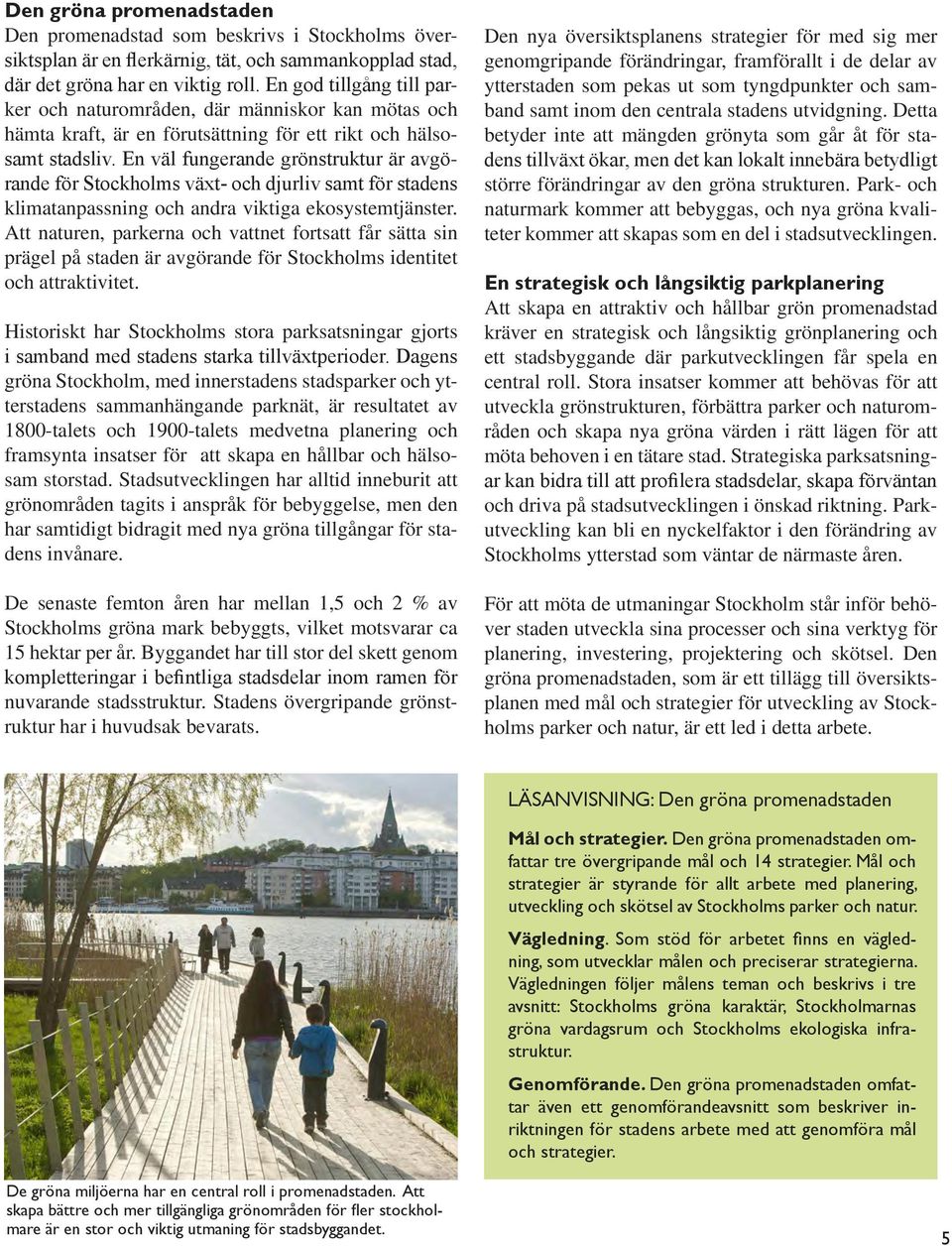 En väl fungerande grönstruktur är avgörande för Stockholms växt- och djurliv samt för stadens klimatanpassning och andra viktiga ekosystemtjänster.