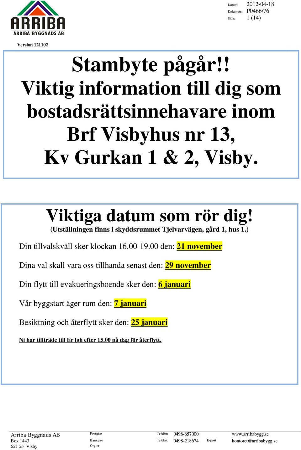 (Utställningen finns i skyddsrummet Tjelvarvägen, gård 1, hus 1.) Din tillvalskväll sker klockan 16.00-19.