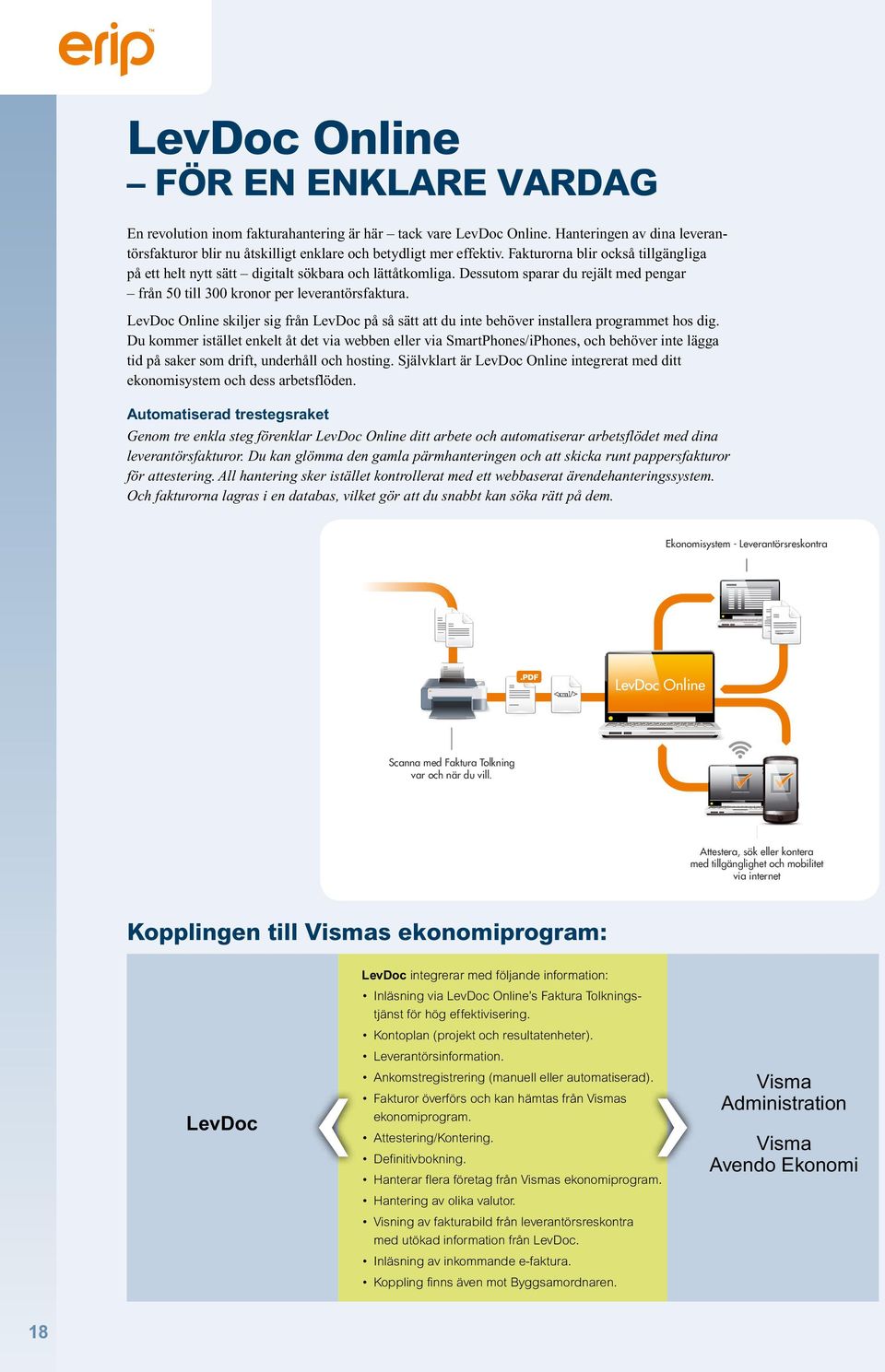 LevDoc Online skiljer sig från LevDoc på så sätt att du inte behöver installera programmet hos dig.