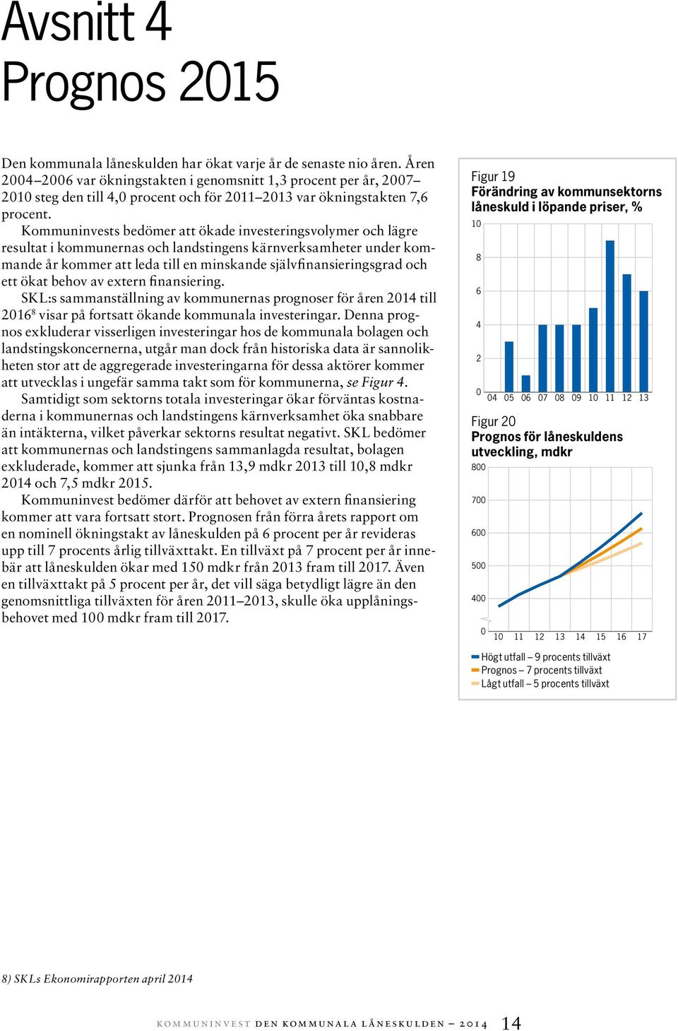 Kommuninvests bedömer att ökade investeringsvolymer och lägre resultat i kommunernas och landstingens kärnverksamheter under kommande år kommer att leda till en minskande självfinansieringsgrad och