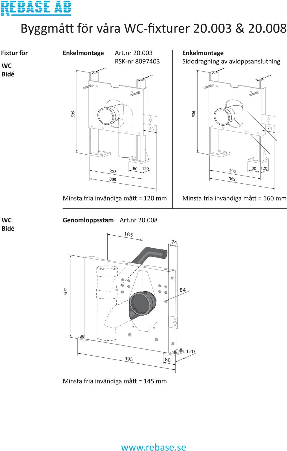 295 80 120 295 80 120 369 369 Minsta fria invändiga mått = 120 mm Minsta fria invändiga