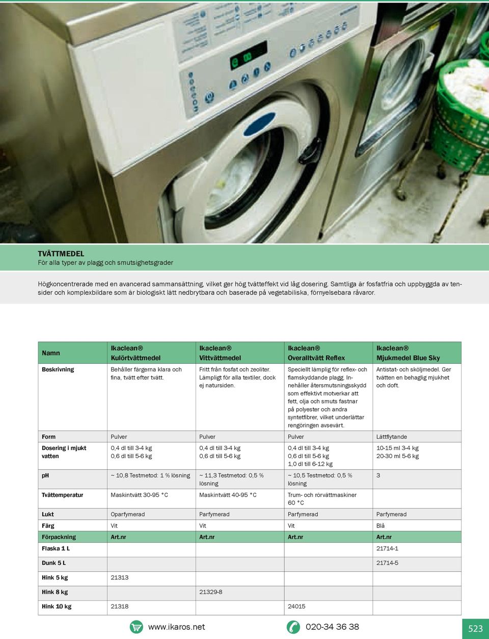 Ikaclean Kulörtvättmedel Ikaclean Vittvättmedel Ikaclean Overalltvätt Reflex Ikaclean Mjukmedel Blue Sky Beskrivning Behåller färgerna klara och fina, tvätt efter tvätt.