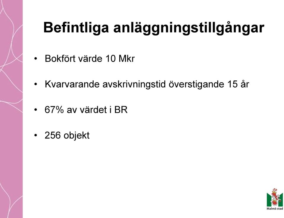 avskrivningstid överstigande 15