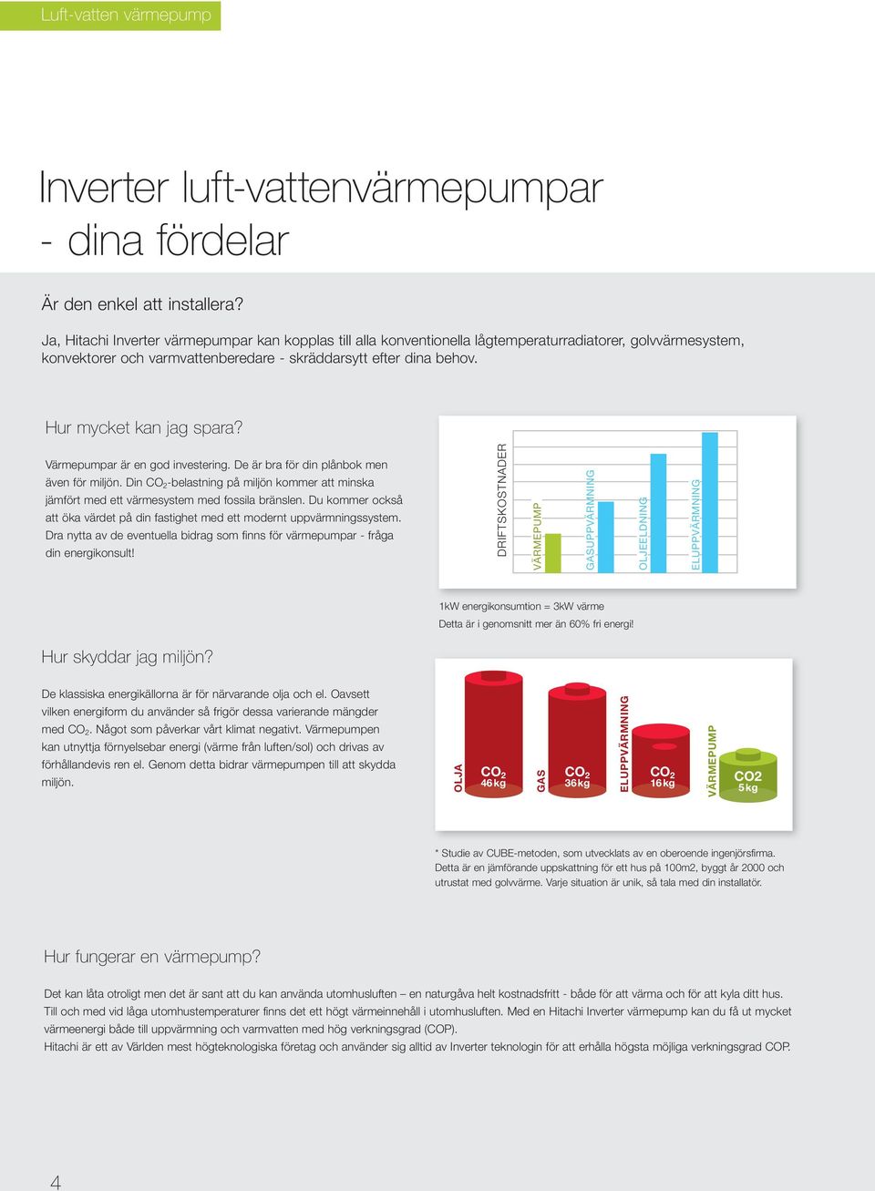 Hur mycket kan jag spara? Värmepumpar är en god investering. De är bra för din plånbok men även för miljön.