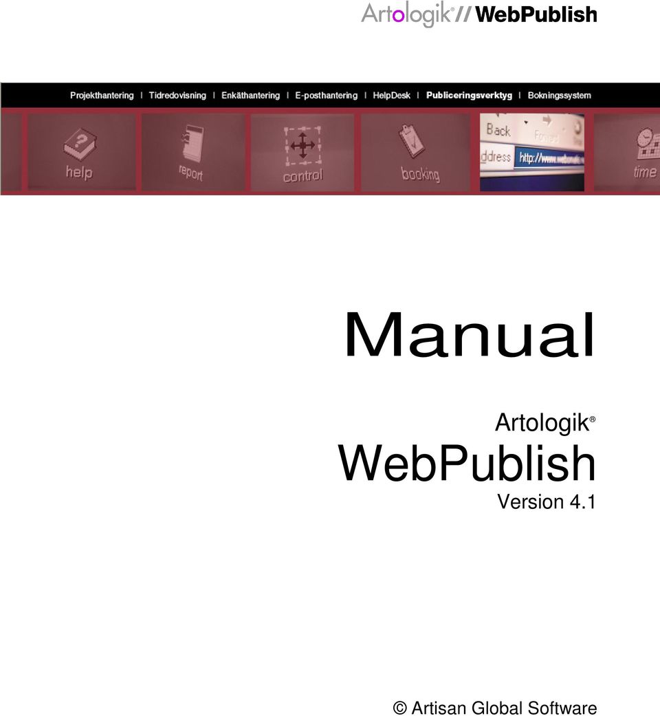 Publiceringsverktyg Bokningssystem Manual
