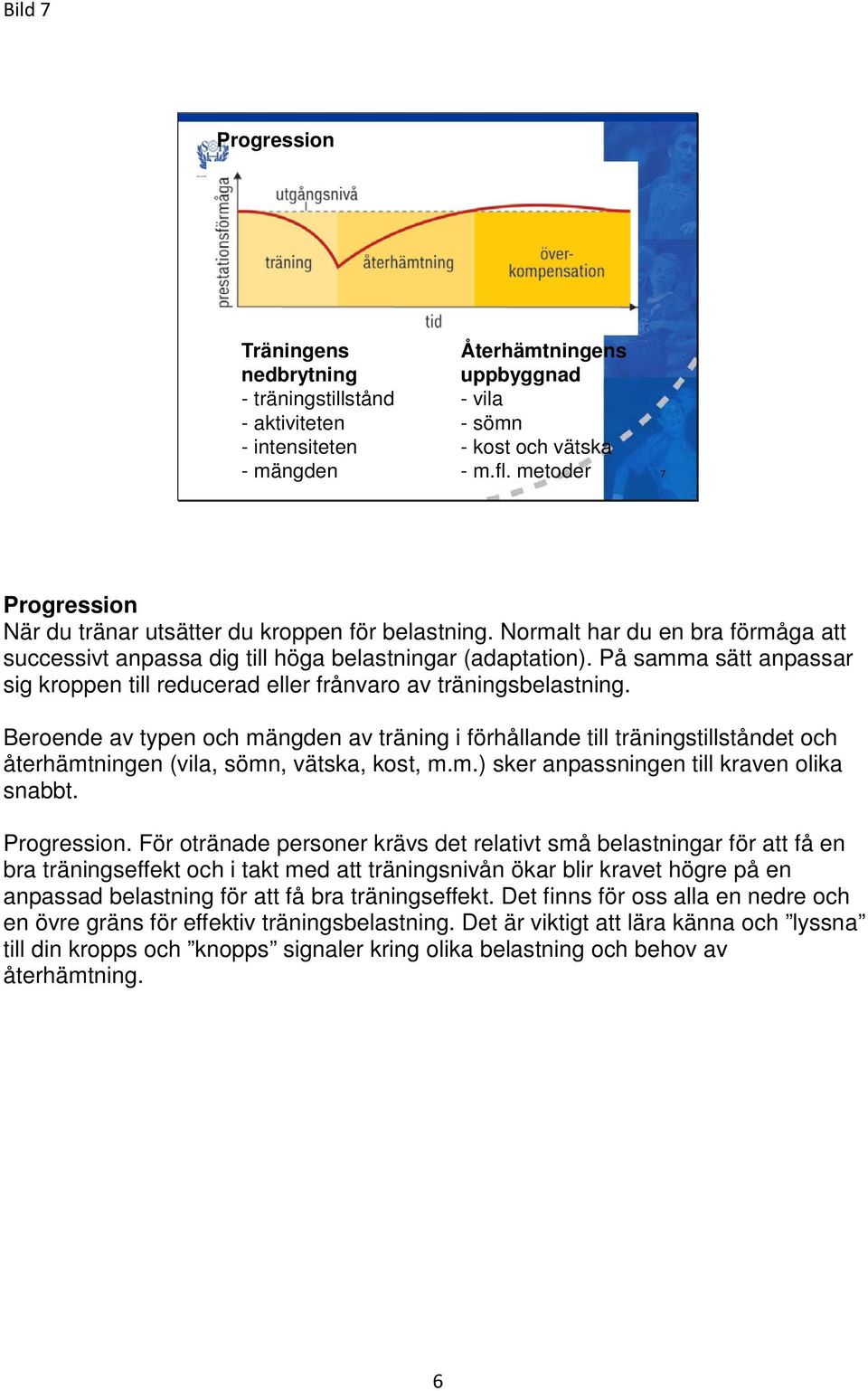 På samma sätt anpassar sig kroppen till reducerad eller frånvaro av träningsbelastning.