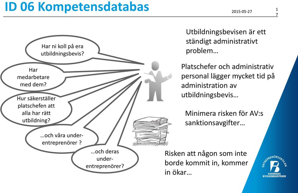 och våra underentreprenörer? och deras underentreprenörer?