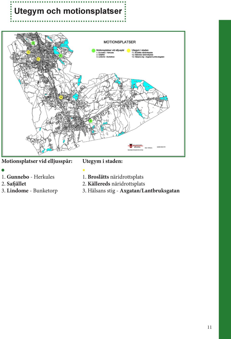 Lindome - Bunketorp Utegym i staden: 1.