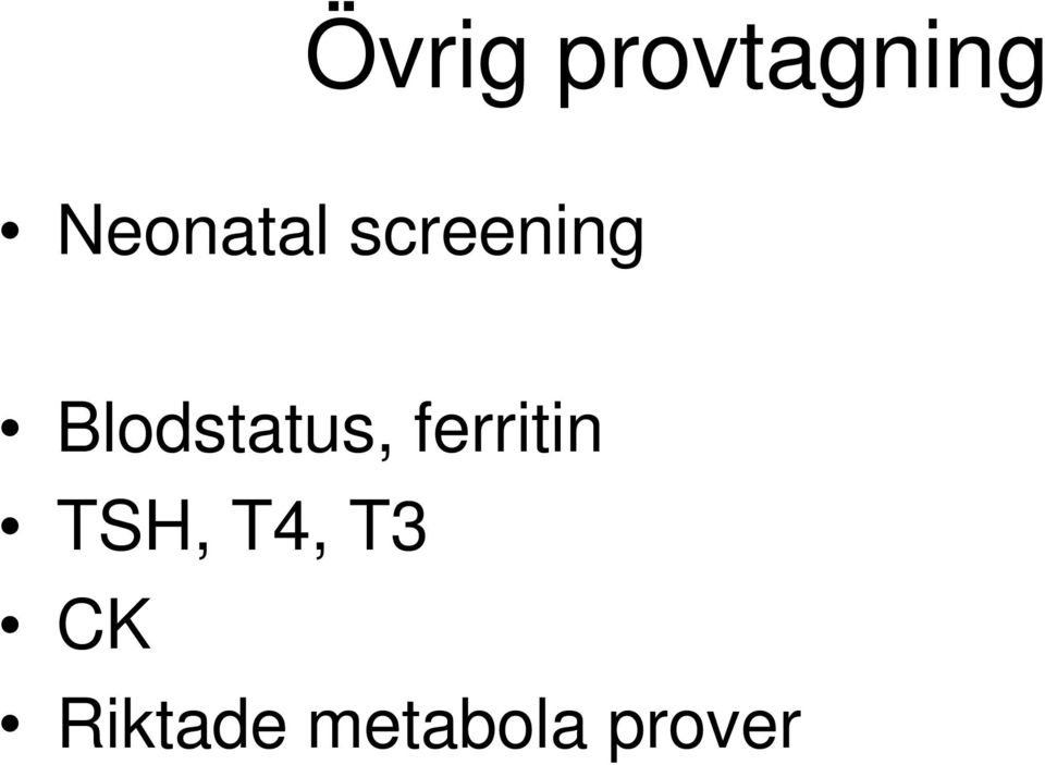 Blodstatus, ferritin