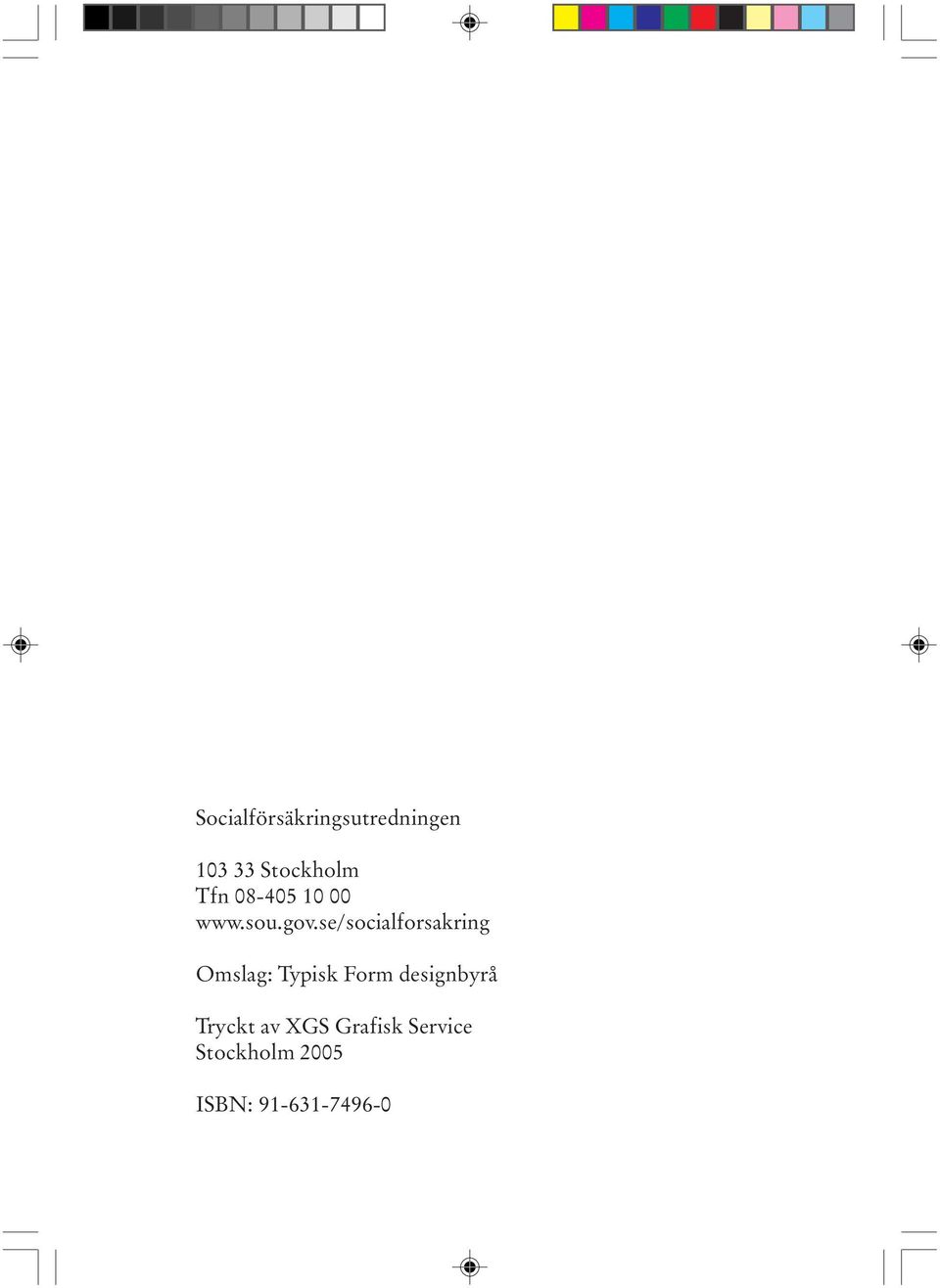 se/socialforsakring Omslag: Typisk Form